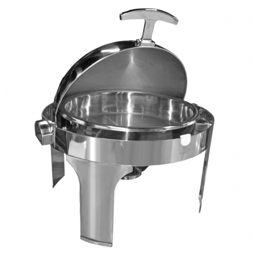 Мармит настольный (чефиндиш) круглый с крышкой Roll Top, ZC203, 485х480х310мм, s|s

