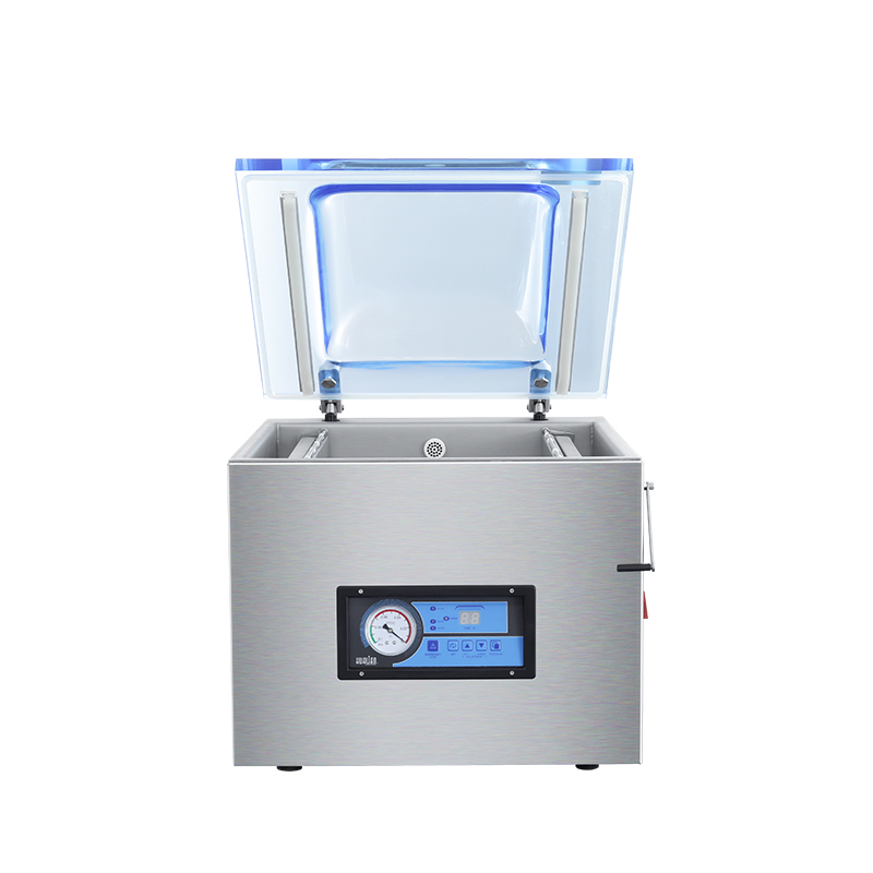 Настольный вакуумный упаковщик HVC-410T/2A (нерж.)
