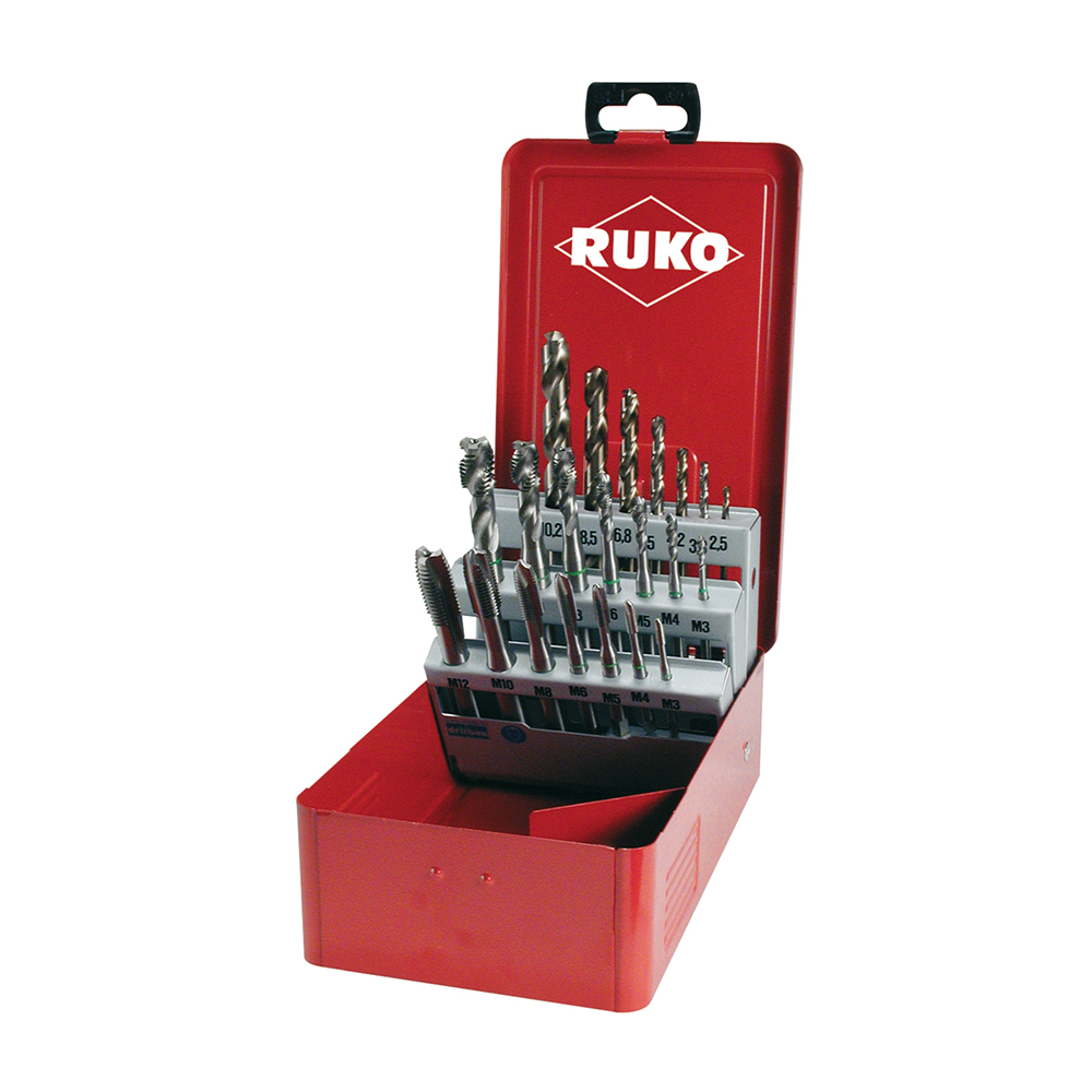 Набор метчиков Ruko HSSE-Co5 (21шт), 245054
