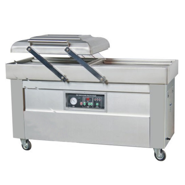 Напольная двухкамерная вакуум-упаковочная машина DZQ-600/2SB SS
