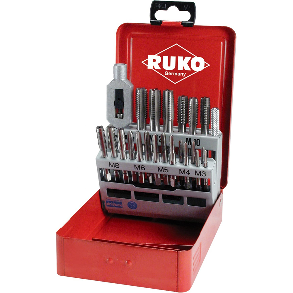 Набор метчиков HSS Ruko Set 2 (22шт), 245002
