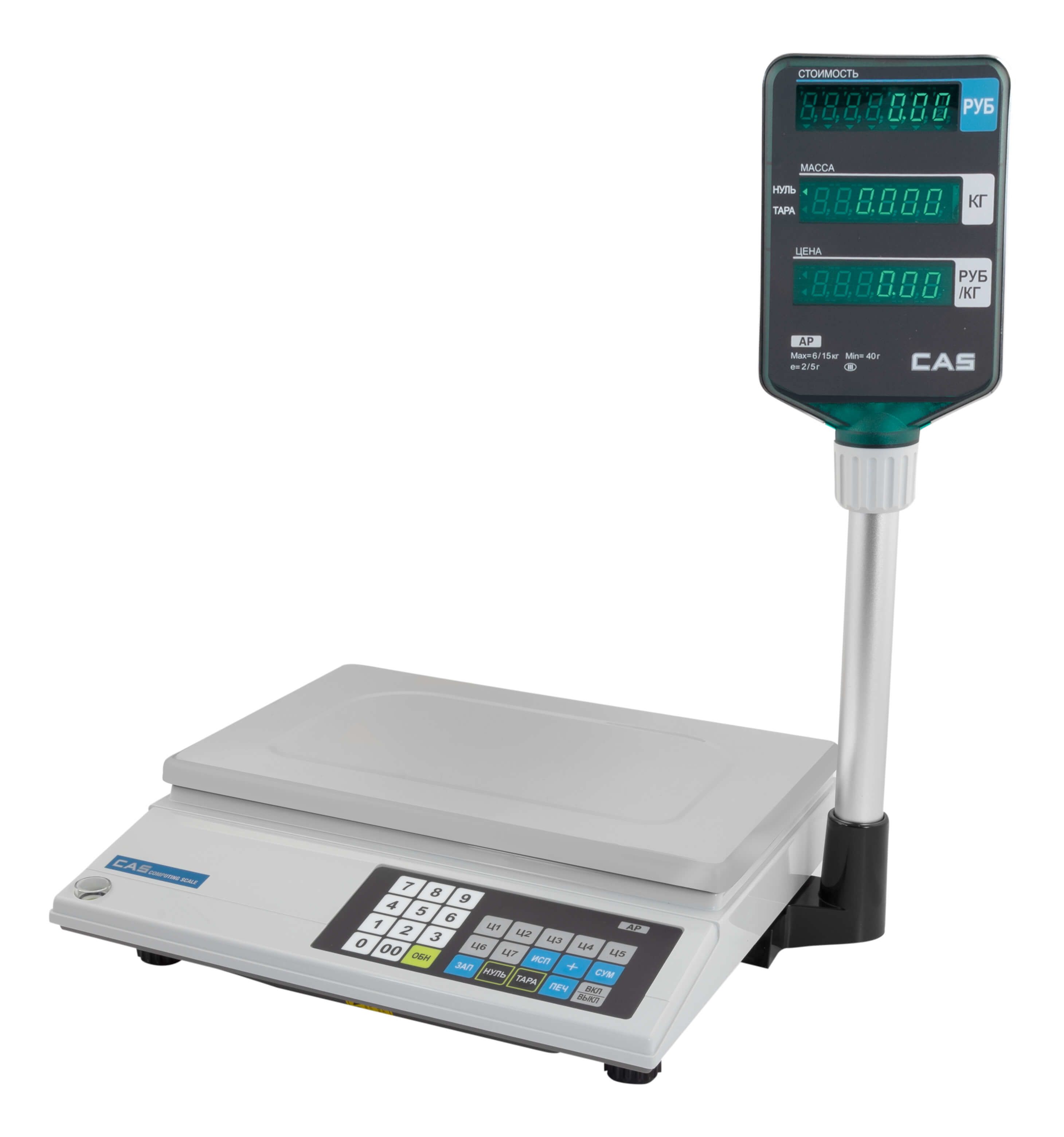 Торговые весы CAS AP-1 (30M)
