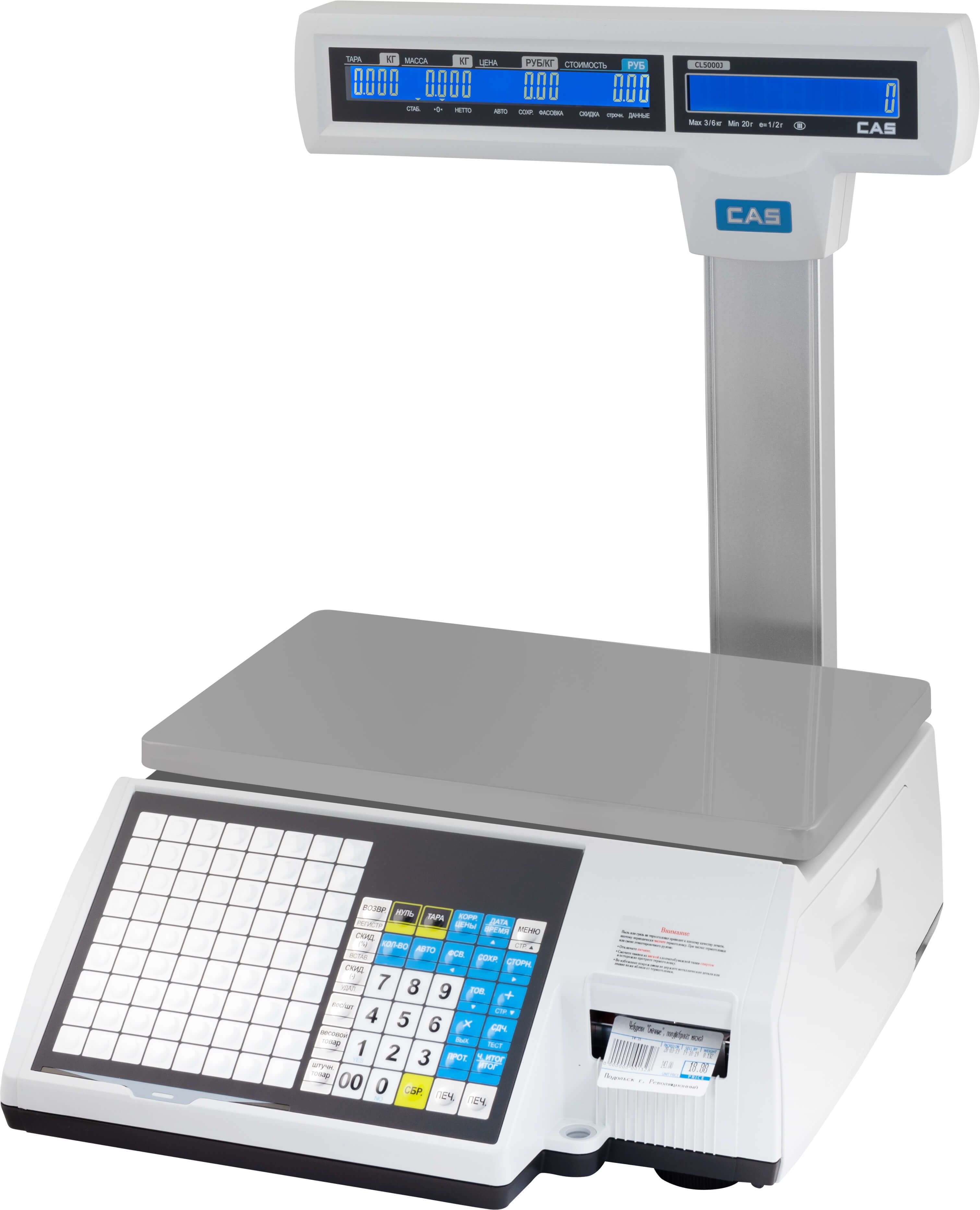 Торговые весы CAS CL5000J-06IP

