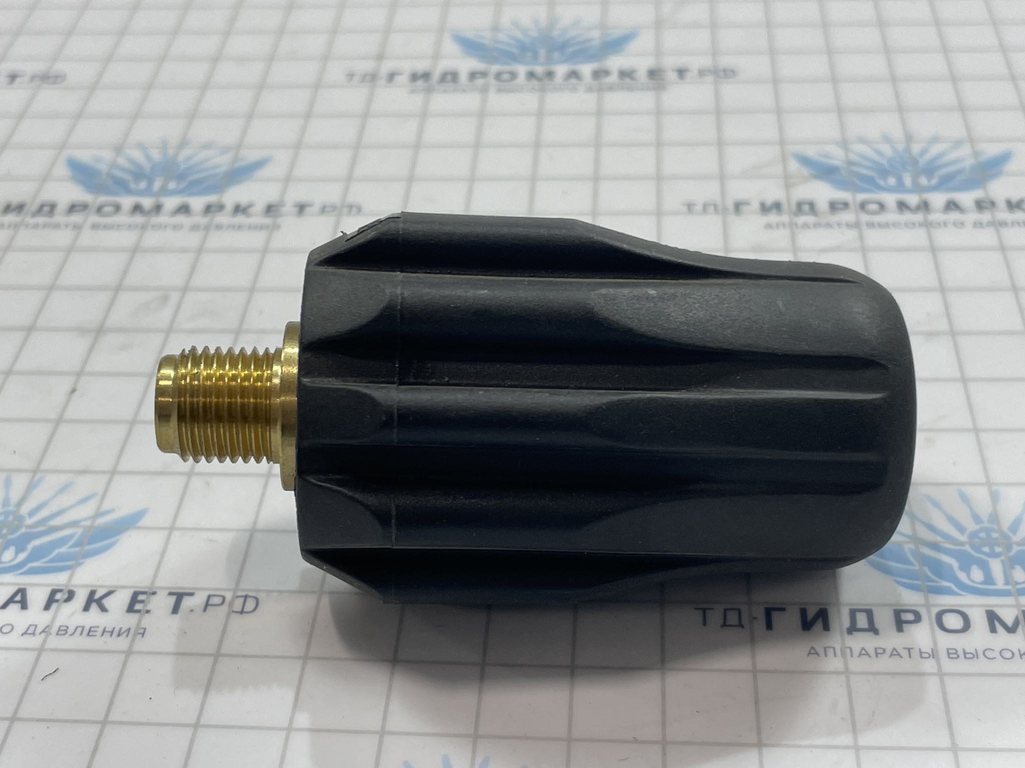Быстросъемное соед   с поворотными сферами Idrobse латунь цвет чёрный CDR 7658
