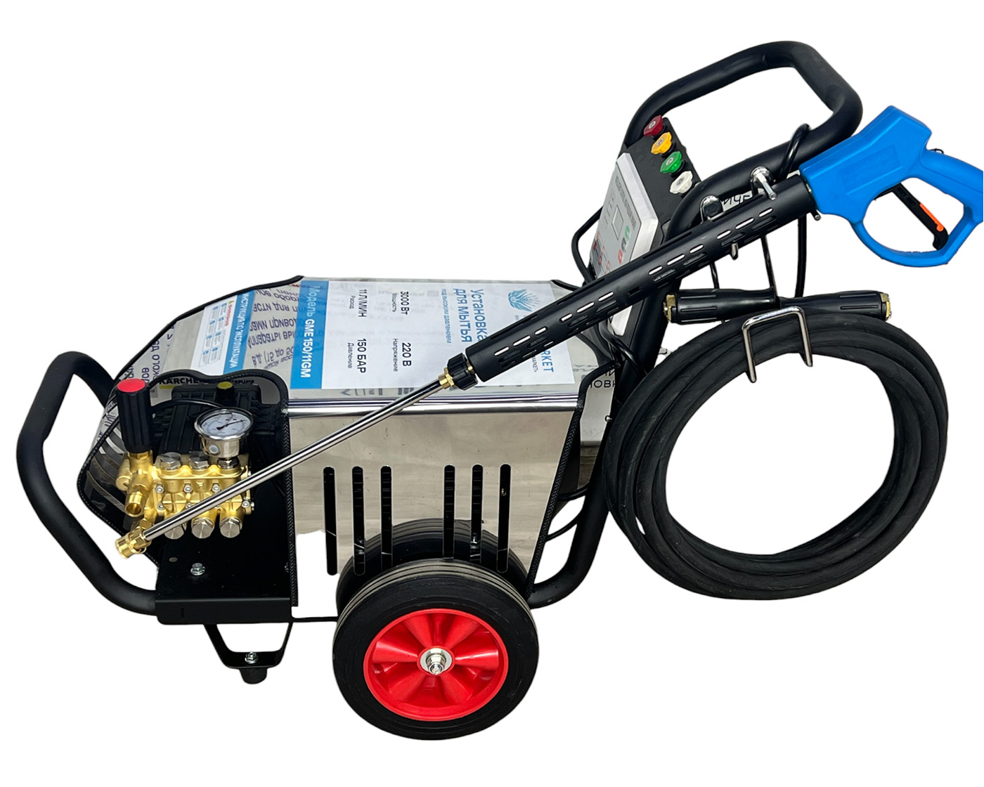 Аппарат высокого давления 220В GM Pump CM (11 л/150 бар) 3 кВт GME-3-150-11-GM-2wh-full
