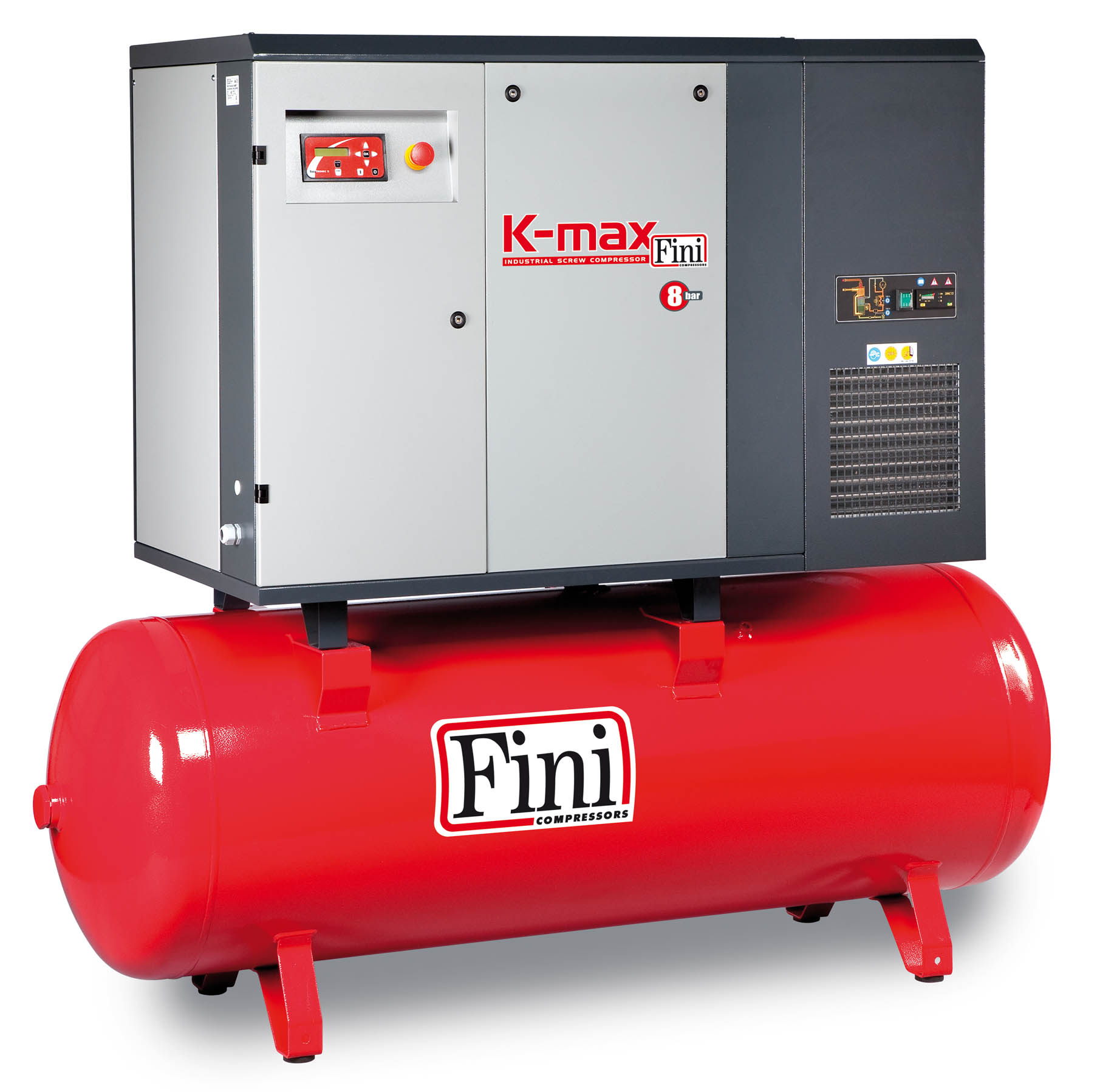 Винтовой компрессор на ресивере с осушителем FINI K-MAX 1510-500F-ES
